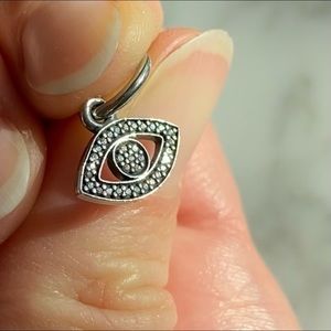 Authentic Pandora Dangle Charm Evil Eye Symbol